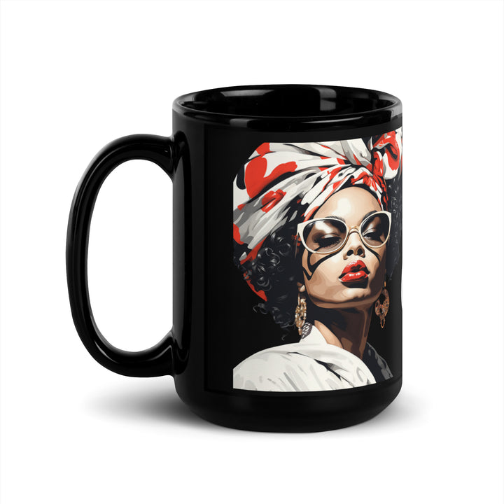 Created With A Purpose - Black Glossy Mug DCWP-002